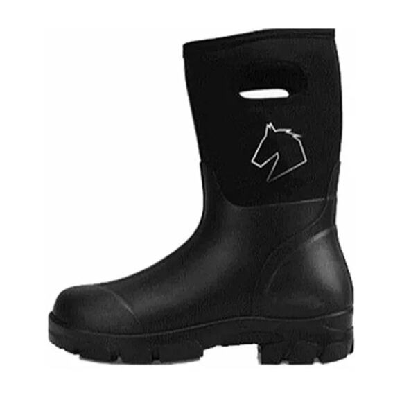 Master Rancher Heavy Duty Work Farm Boots Unisex Men's 9 Women's 11, Black - Picture 2 of 8